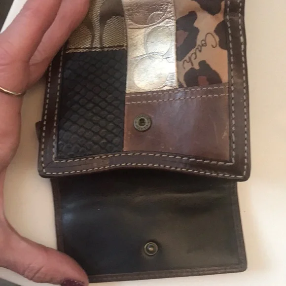 Coach Patchwork Bifold Wallet - Picture 7 of 13